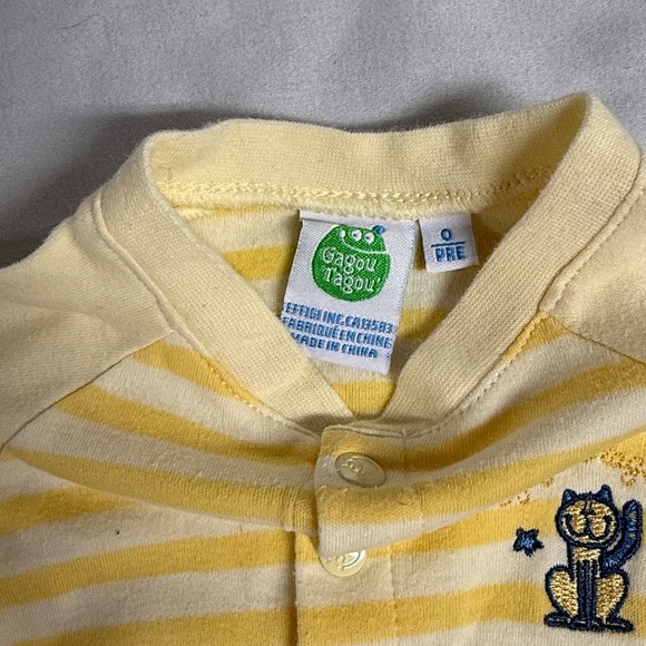 Gagou Tagou - Blue and Yellow Premie Baby 5-piece Set - Picture 3 of 5